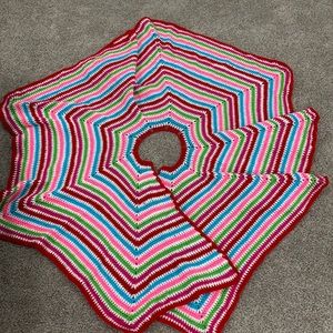 Handmade Crochet tree skirt! Or poncho!